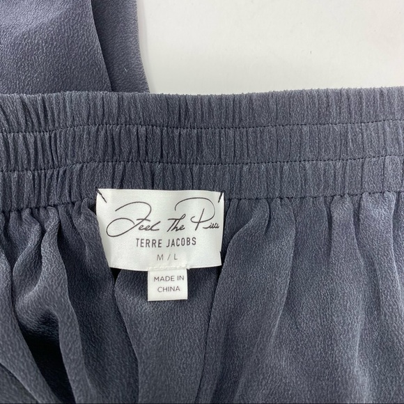 Feel The Piece Blue Off The Shoulder Top M/L - Picture 5 of 8